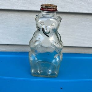 Vintage Snow Crest Bottle Bank Bear